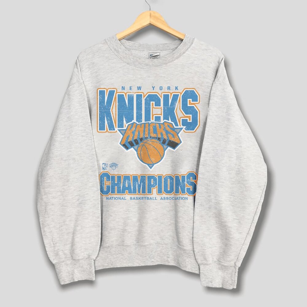 Vintage New York Knicks Basketball Sweatshirt, 1973 NBA Finals Champions Shirt